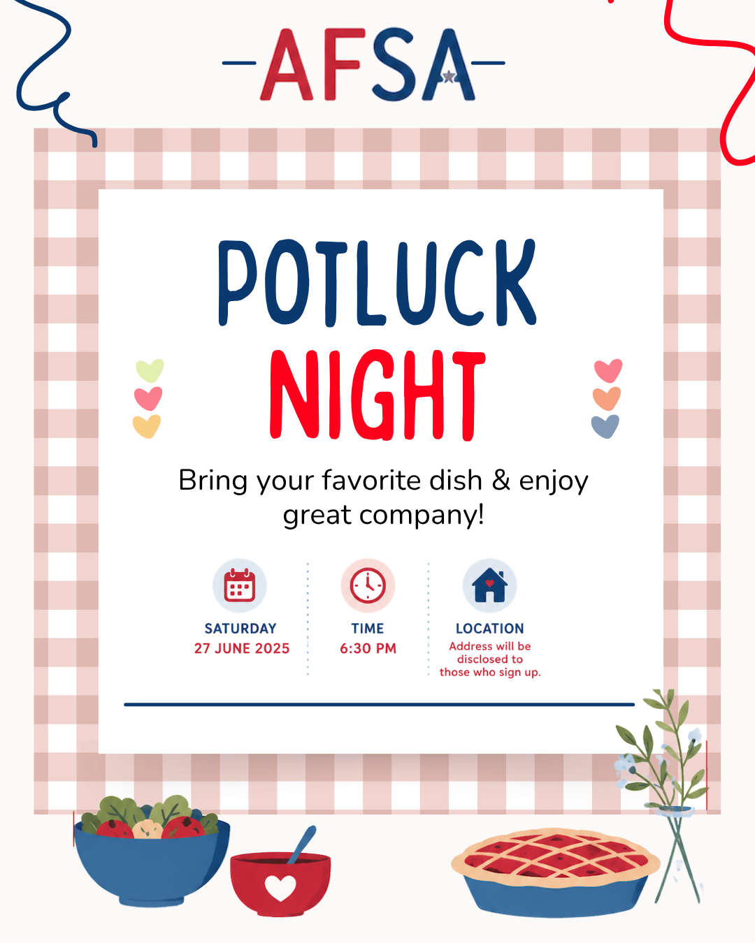 AFSA Potluck Night